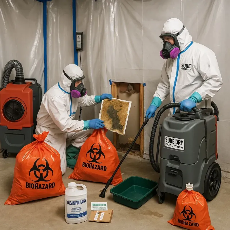Contaminated Water Handling Protocols process in Huguley, AL